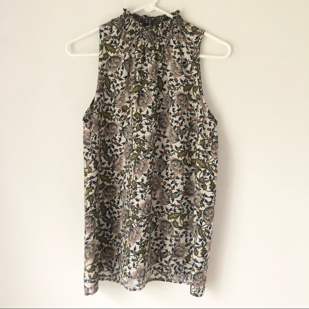 Floral print tank top